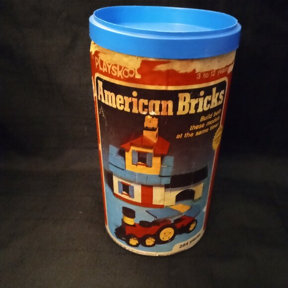 Other - Vintage 1976 American Plastic‎ Bricks by Milton Bradley Playskool
